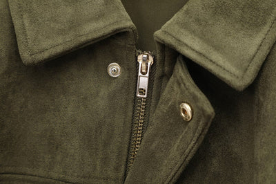 VIRALE WILDLEDER JACKE