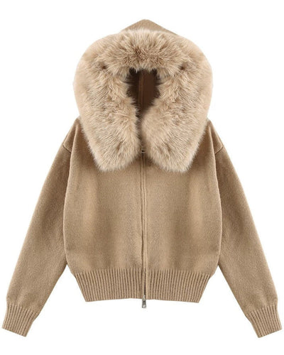 URBAN Jacke mit Fellkragen