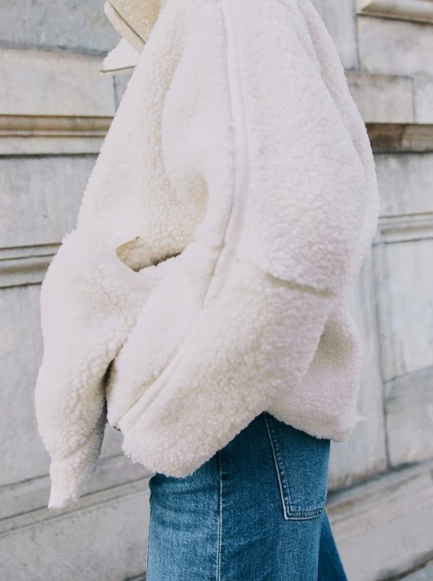 Frühlings Teddy Jacke