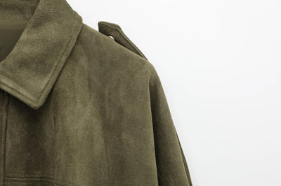 VIRALE WILDLEDER JACKE