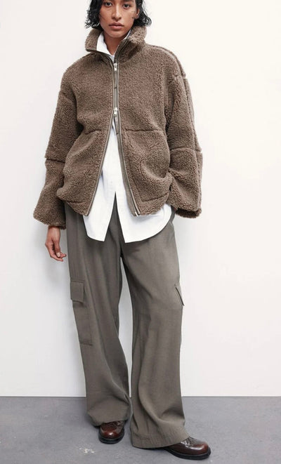 Frühlings Teddy Jacke