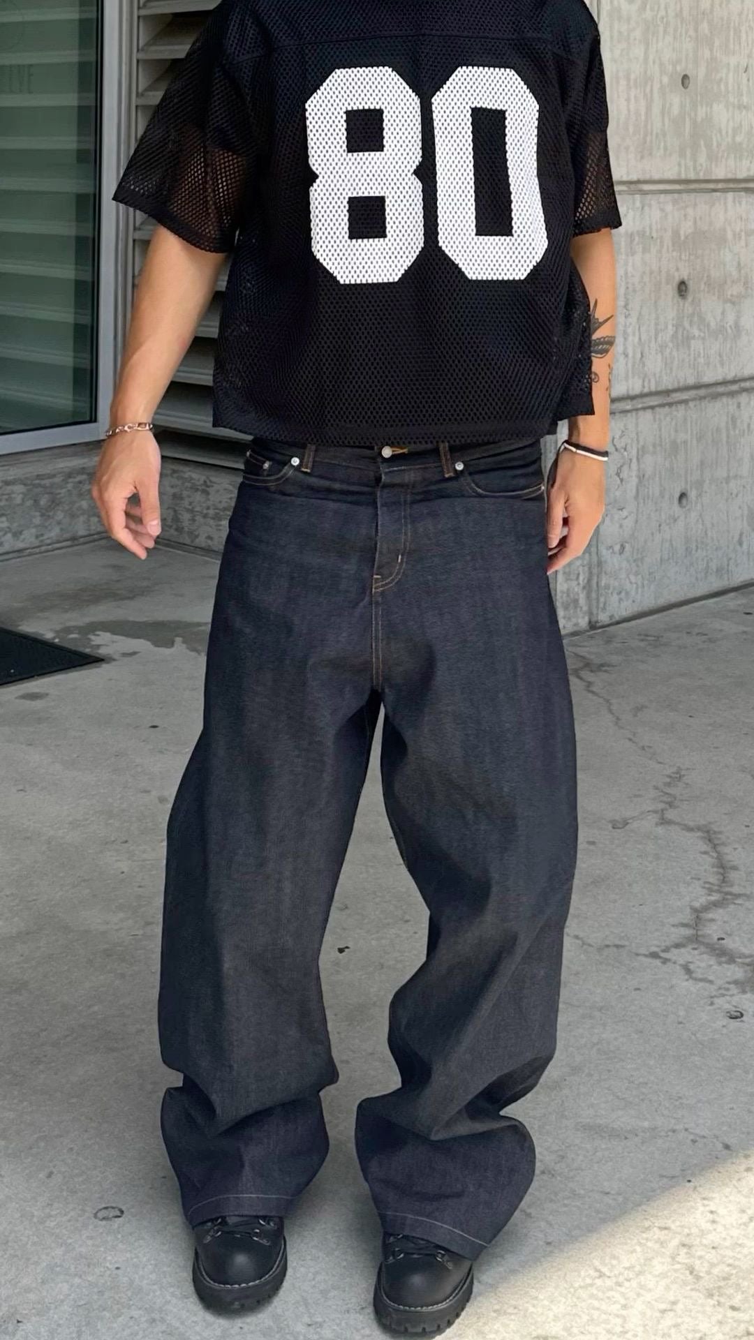 Dark Blue Baggy Jeans
