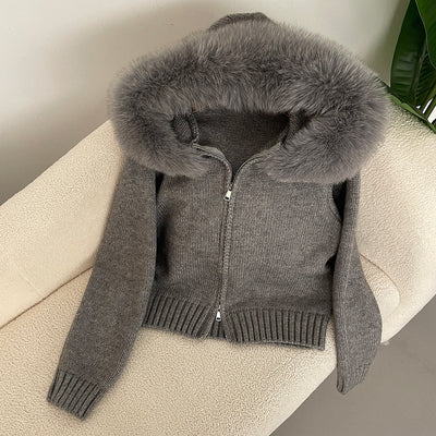 URBAN Jacke mit Fellkragen